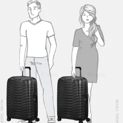 Reiskoffers^Samsonite Proxis spinner 69 cm matt graphite