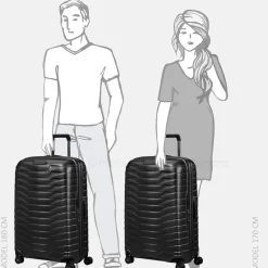 Reiskoffers^Samsonite Proxis spinner 75 cm matt graphite