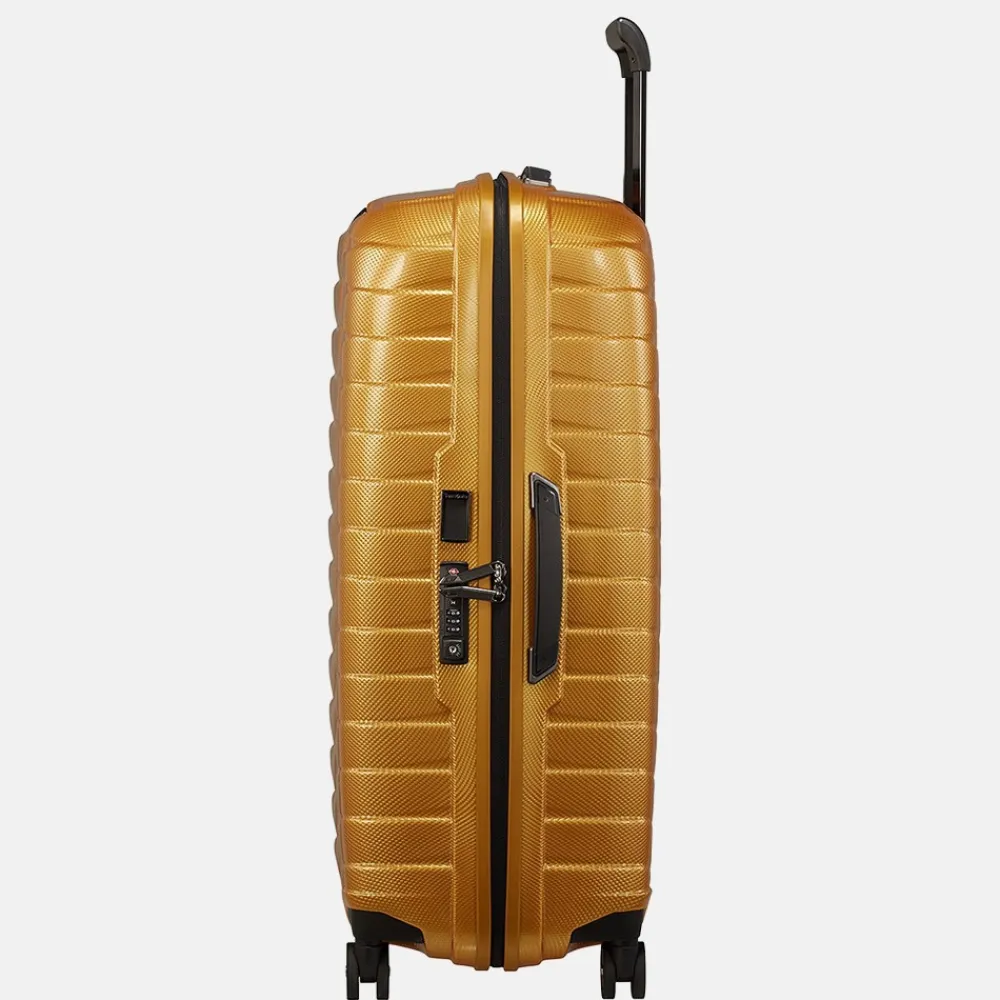 Reiskoffers^Samsonite Proxis spinner 75 cm honey gold
