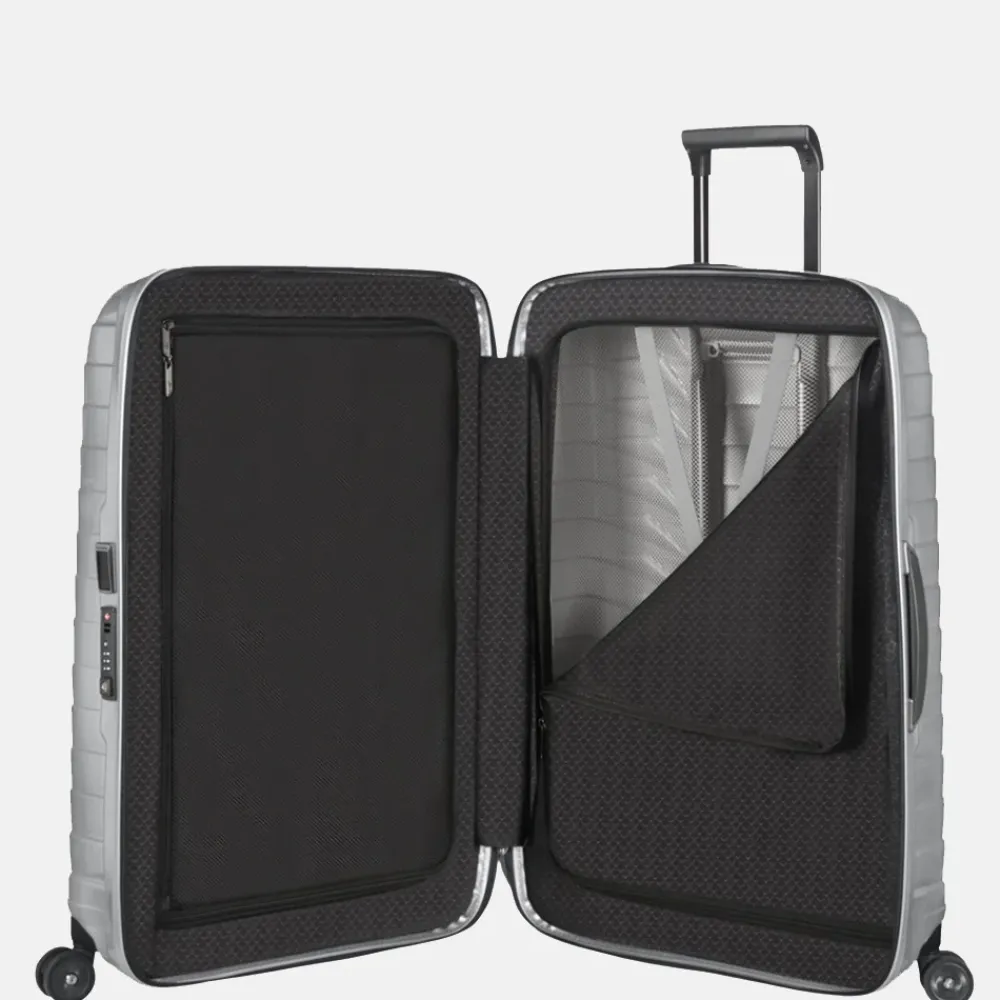 Reiskoffers^Samsonite Proxis spinner 69 cm silver