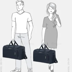 Handbagage Tassen | Weekendtassen^Samsonite Respark Duffle weekendtas Twonighter 55 cm midnight blue