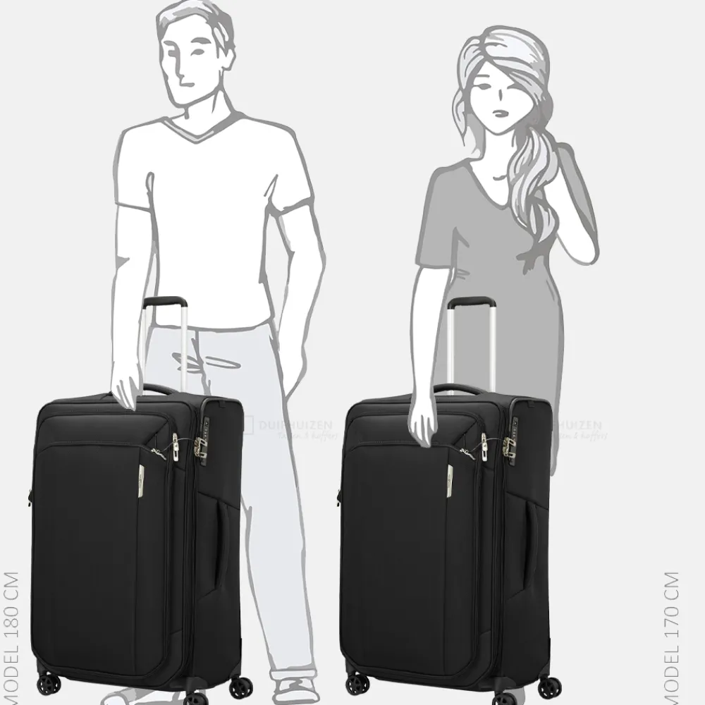 Reiskoffers^Samsonite Respark koffer 79 cm ozone black