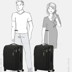 Reiskoffers^Samsonite Respark koffer 67 cm ozone black