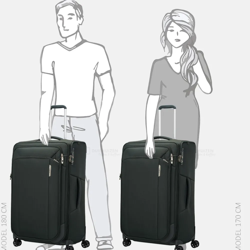 Reiskoffers^Samsonite Respark koffer 79 cm forest green