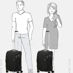 Handbagage Koffers^Samsonite Respark Lenght handbagage koffer 55 cm ozone black