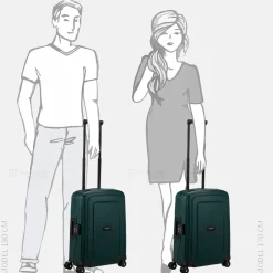 Handbagage Koffers^Samsonite S´Cure handbagage koffer 55 cm dark teal