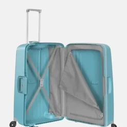 Reiskoffers^Samsonite S'Cure spinner 75 cm aqua blue