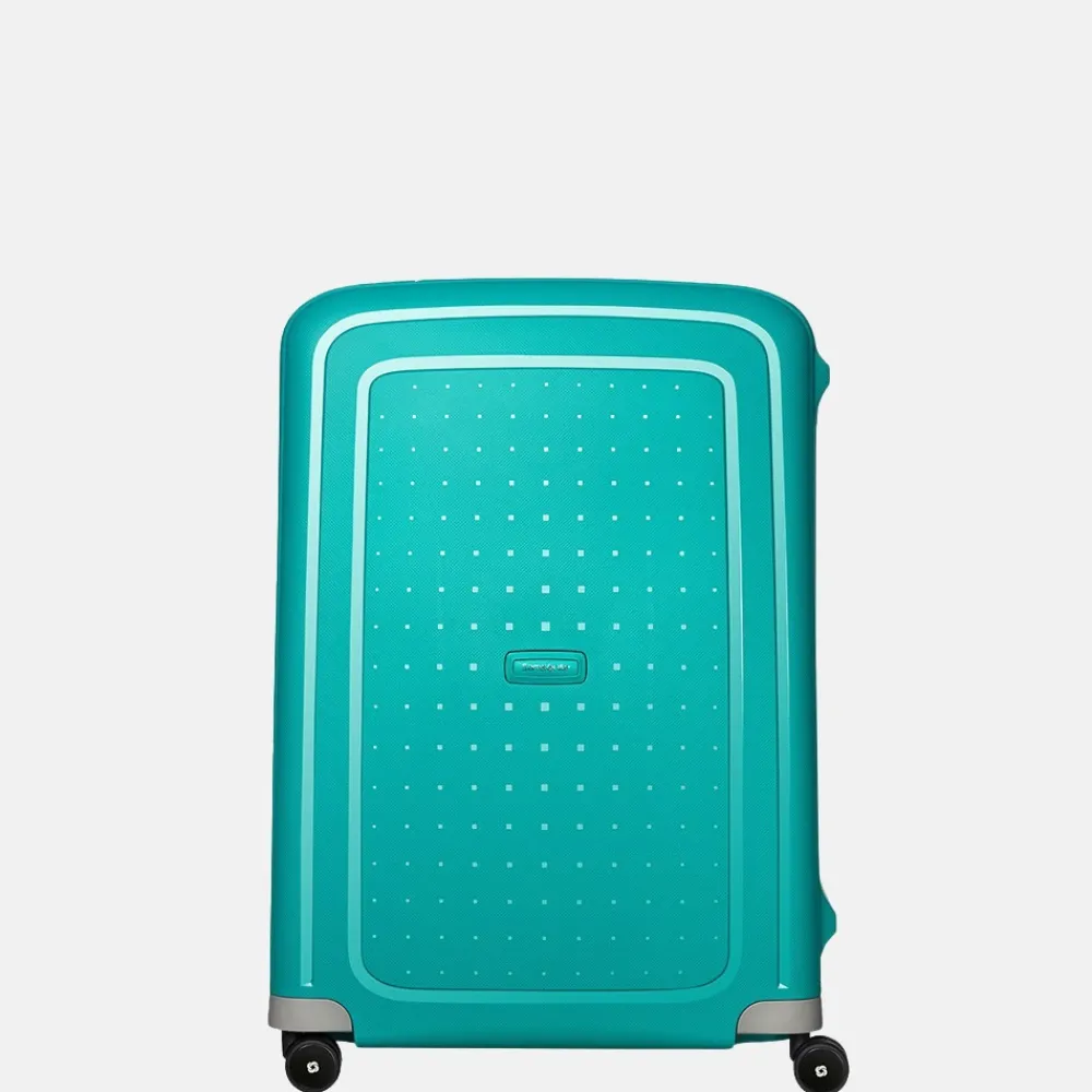 Reiskoffers^Samsonite S'Cure spinner 69 cm aqua blue