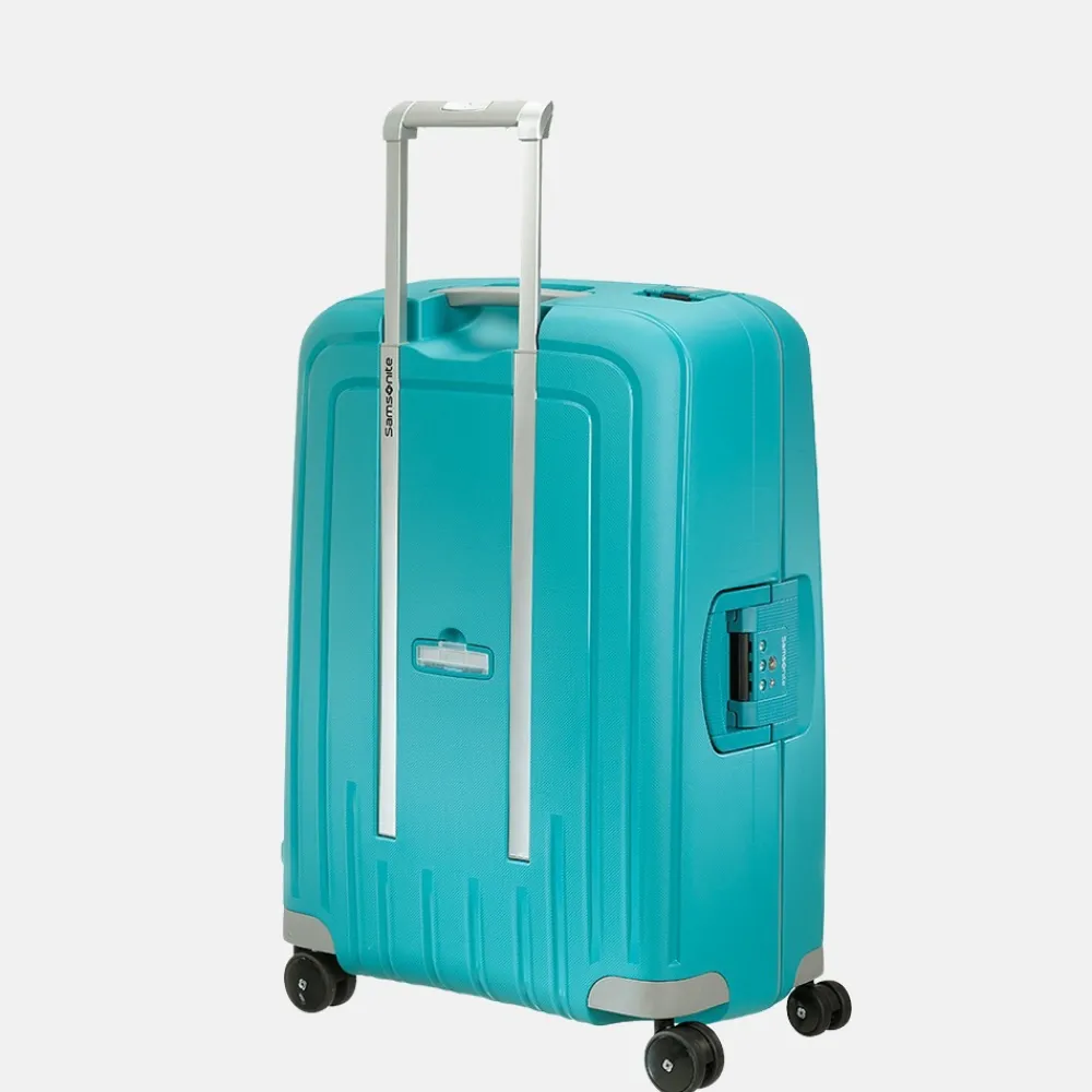 Reiskoffers^Samsonite S'Cure spinner 69 cm aqua blue