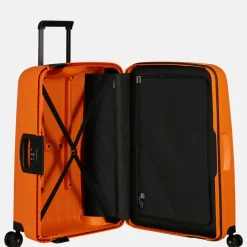 Reiskoffers^Samsonite S´Cure Spinner reiskoffer 69 cm apricot