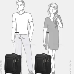 Underseaters | Underseaters^Samsonite Upright Respark Underseater handbagage koffer 45 cm ozone black