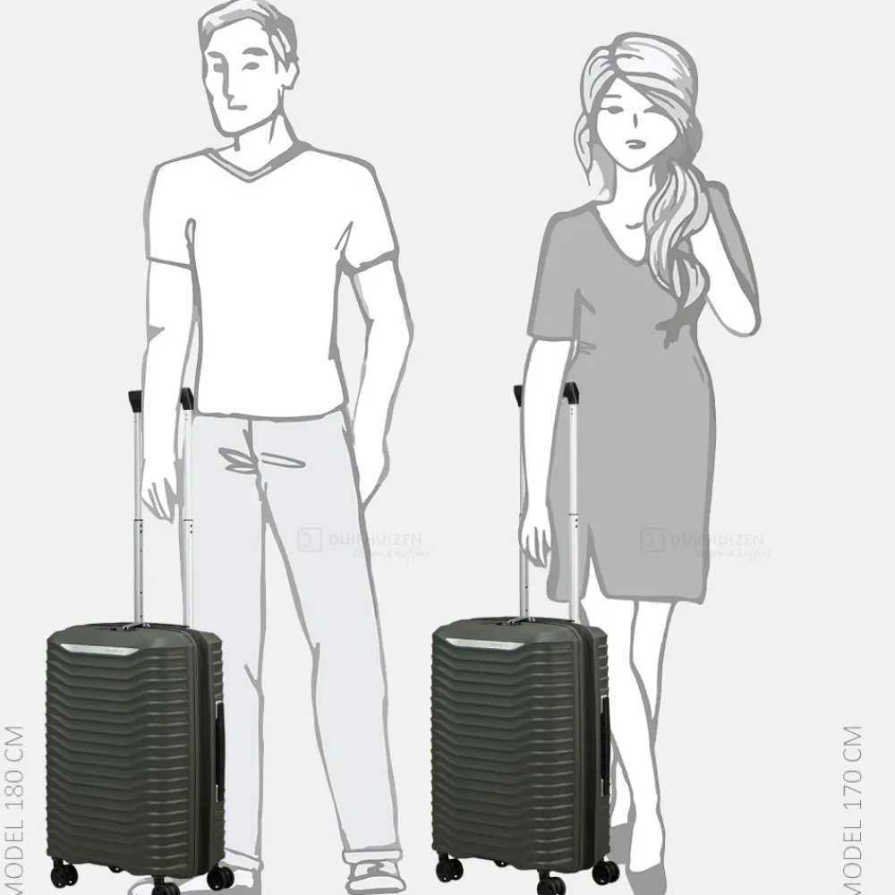 Handbagage Koffers^Samsonite Upscape 55/35 handbagage koffer 55 cm expandable climbing ivy
