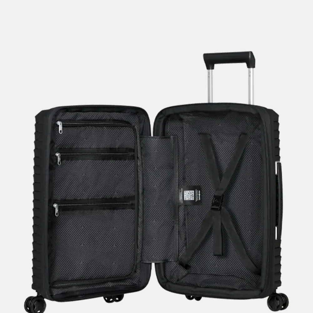 Handbagage Koffers^Samsonite Upscape 55/35 handbagage koffer 55 cm expandable black