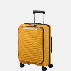 Handbagage Koffers^Samsonite Upscape Frontpocket handbagage koffer 55 cm yellow