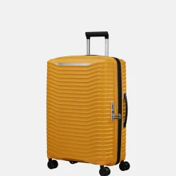 Handbagage Koffers^Samsonite Upscape handbagage koffer 55 cm yellow