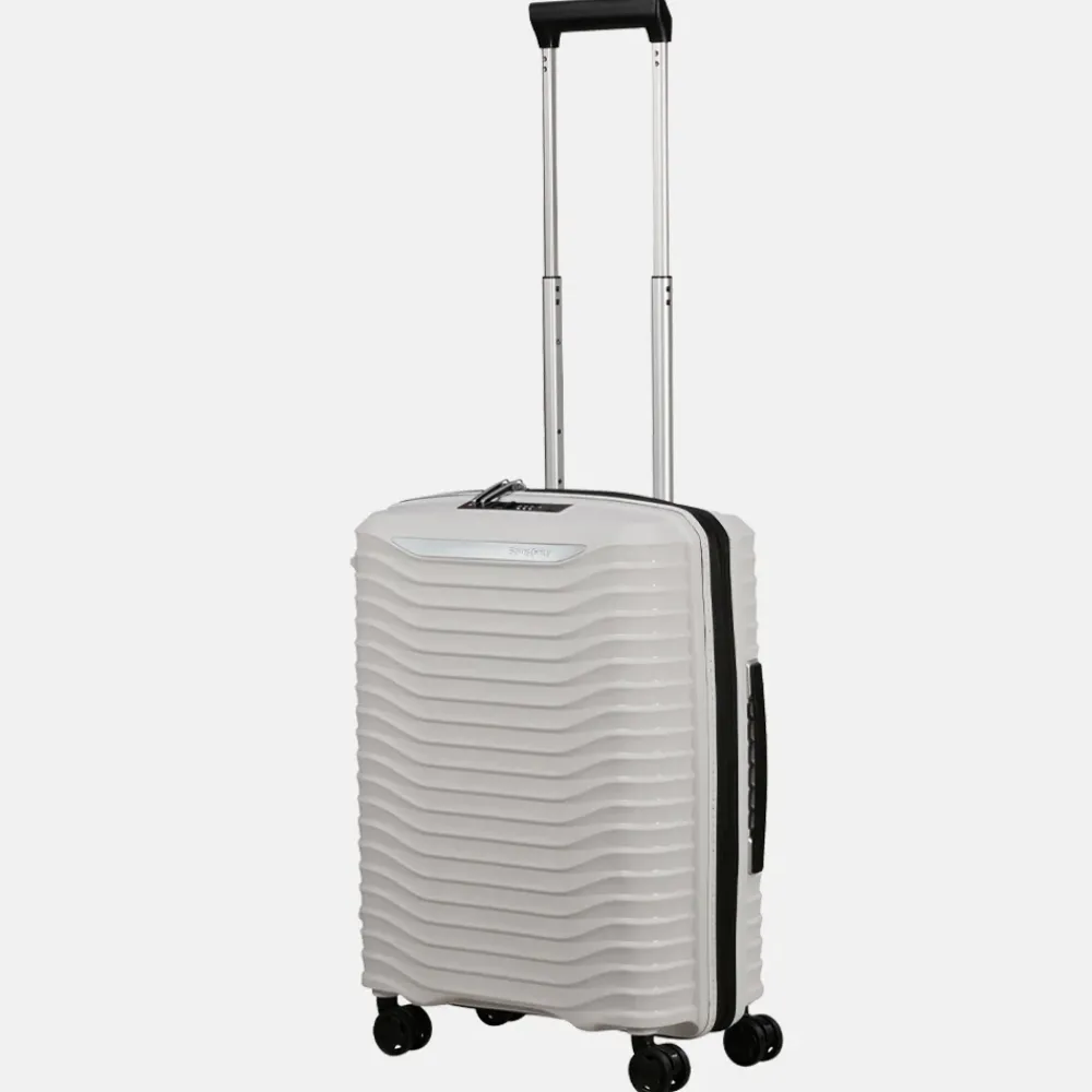 Handbagage Koffers^Samsonite Upscape handbagage koffer 55 cm expandable cloud white