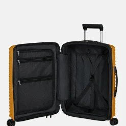 Handbagage Koffers^Samsonite Upscape handbagage koffer 55 cm yellow