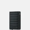 Pasjeshouders | Heren Portemonnees^Secrid Inox pasjeshouder emboss lines inox black