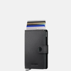 Pasjeshouders | Heren Portemonnees^Secrid Miniwallet Inox Dusk pasjeshouder black