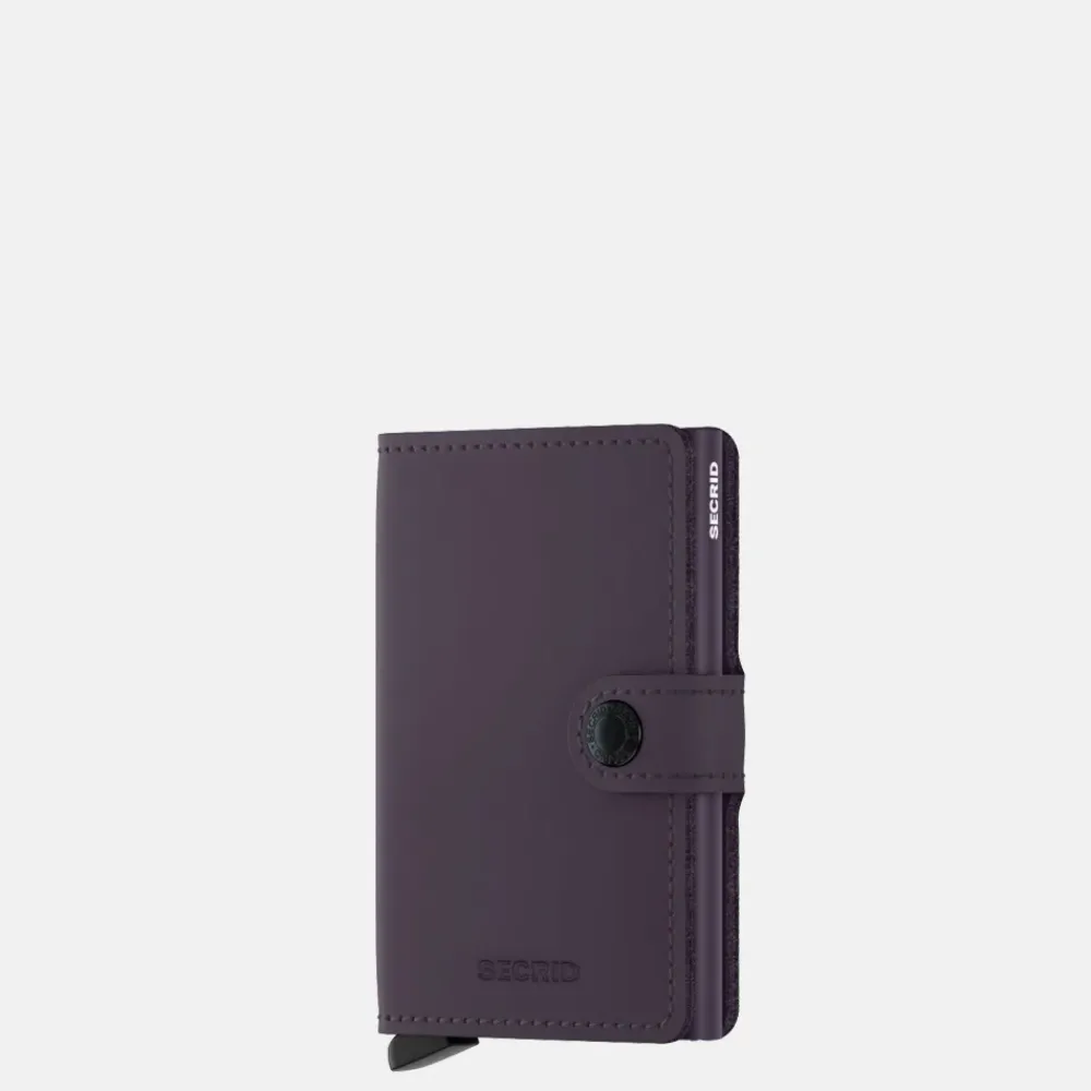 Pasjeshouders | Heren Portemonnees^Secrid Miniwallet matte dark purple