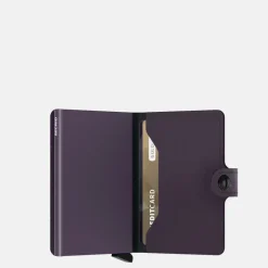 Pasjeshouders | Heren Portemonnees^Secrid Miniwallet matte dark purple