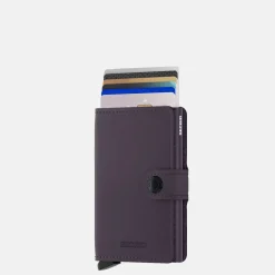 Pasjeshouders | Heren Portemonnees^Secrid Miniwallet matte dark purple