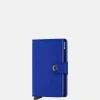Heren Portemonnees | Gepersonaliseerde Portemonnees^Secrid Miniwallet pasjeshouder crisple blue-black