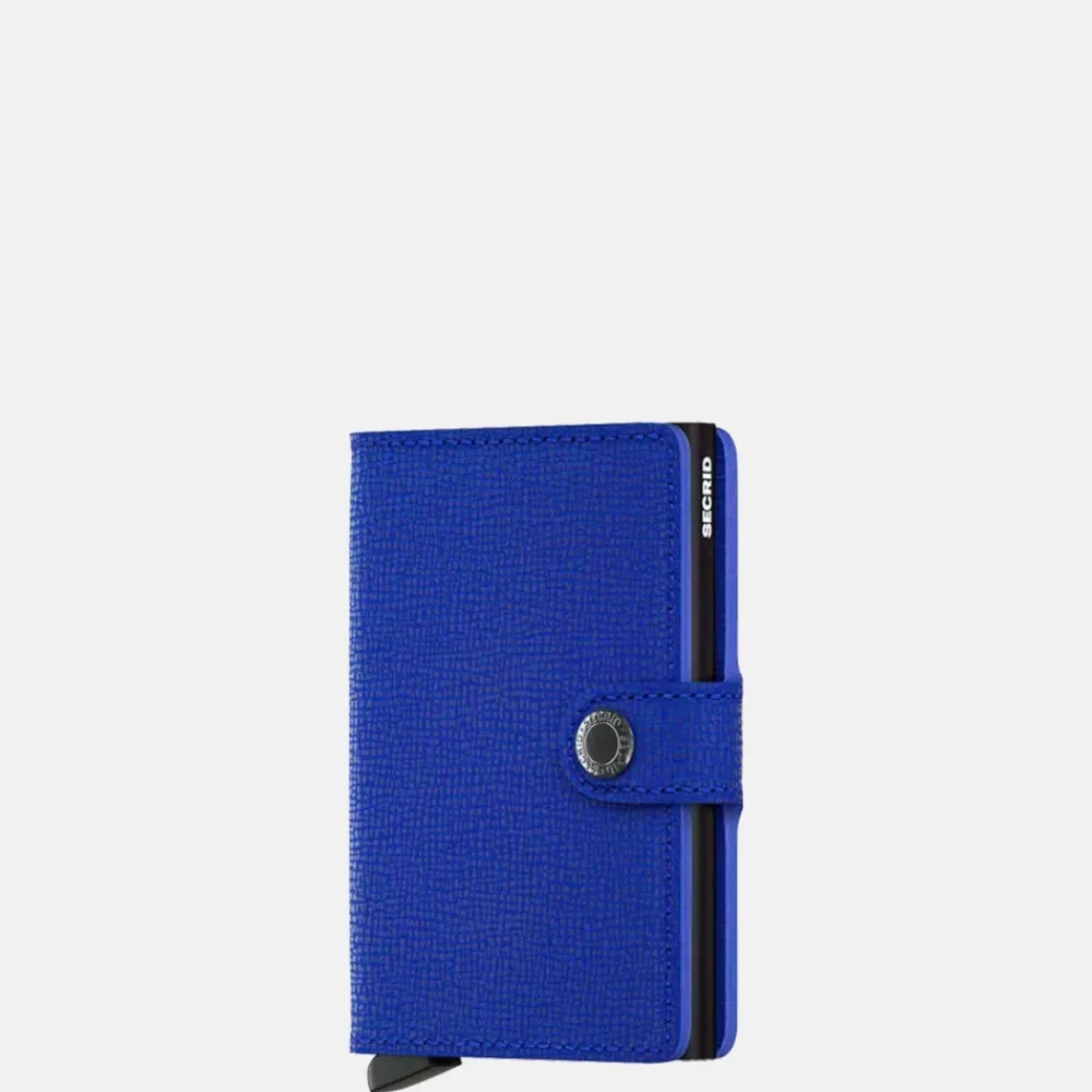 Heren Portemonnees | Gepersonaliseerde Portemonnees^Secrid Miniwallet pasjeshouder crisple blue-black