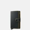 Pasjeshouders | Heren Portemonnees^Secrid Miniwallet pasjeshouder matte black & ochre