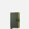 Pasjeshouders | Heren Portemonnees^Secrid Miniwallet pasjeshouder matte green & lime