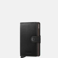 Pasjeshouders | Heren Portemonnees^Secrid Miniwallet pasjeshouder original black-brown