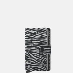 Pasjeshouders | Heren Portemonnees^Secrid Miniwallet pasjeshouder zebra light grey