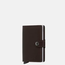 Pasjeshouders | Heren Portemonnees^Secrid Miniwallet pasjeshouder dark brown