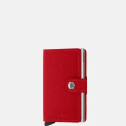 Pasjeshouders | Heren Portemonnees^Secrid Miniwallet pasjeshouder crisple red