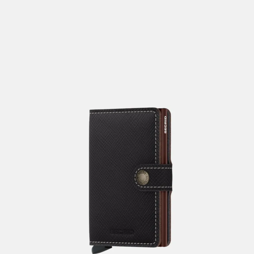 Pasjeshouders | Heren Portemonnees^Secrid Miniwallet pasjeshouder saffiano brown