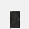 Pasjeshouders | Heren Portemonnees^Secrid Miniwallet pasjeshouder black vintage