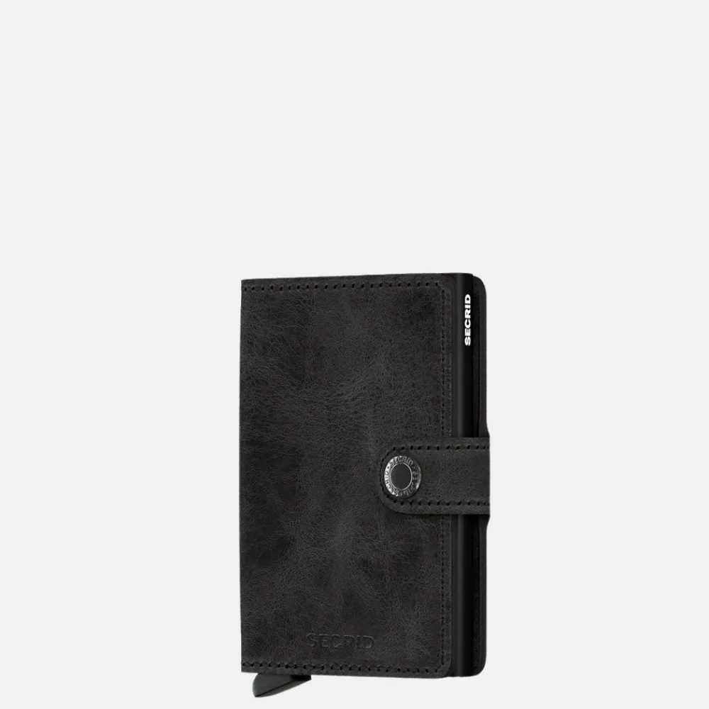 Pasjeshouders | Heren Portemonnees^Secrid Miniwallet pasjeshouder black vintage