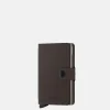 Pasjeshouders | Heren Portemonnees^Secrid Miniwallet pasjeshouder matte truffle