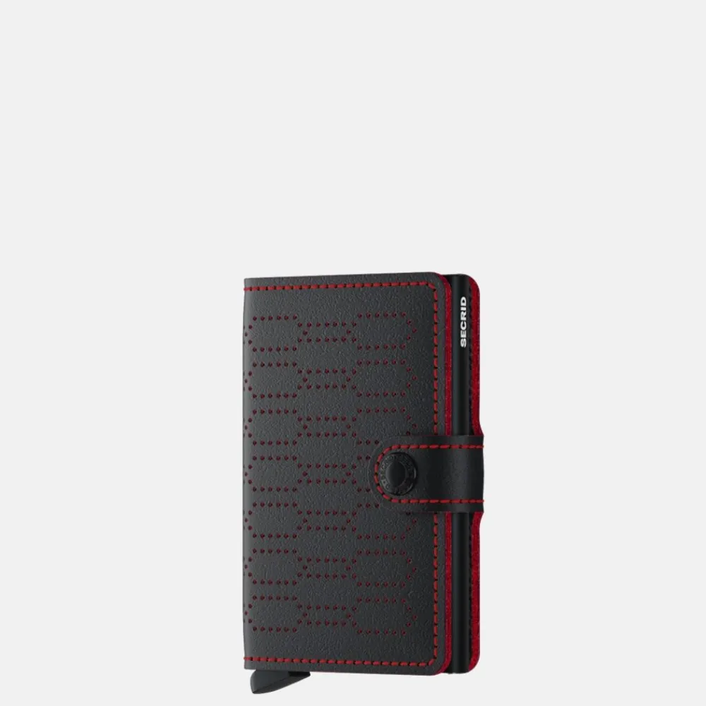 Pasjeshouders | Heren Portemonnees^Secrid Miniwallet pasjeshouder Fuel Black-Red