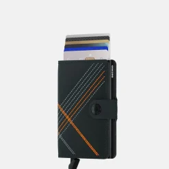 Pasjeshouders | Heren Portemonnees^Secrid Miniwallet pasjeshouder stich linea orange