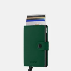 Heren Portemonnees | Gepersonaliseerde Portemonnees^Secrid Miniwallet pasjeshouder yard green