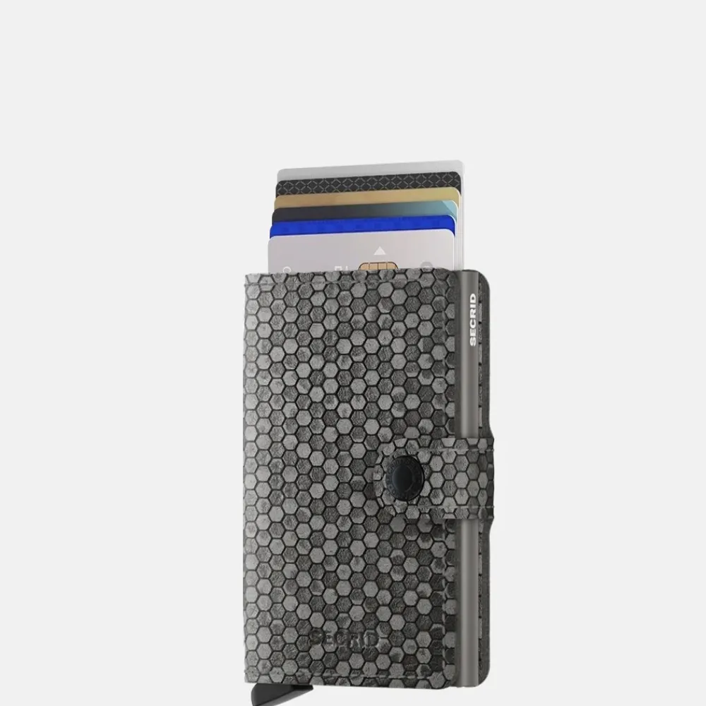 Pasjeshouders | Heren Portemonnees^Secrid Miniwallet pasjeshouder hexagon grey