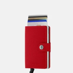 Pasjeshouders | Heren Portemonnees^Secrid Miniwallet pasjeshouder crisple red