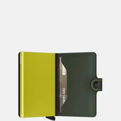 Pasjeshouders | Heren Portemonnees^Secrid Miniwallet pasjeshouder matte green & lime