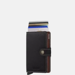 Pasjeshouders | Heren Portemonnees^Secrid Miniwallet pasjeshouder saffiano brown