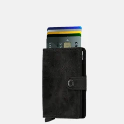 Pasjeshouders | Heren Portemonnees^Secrid Miniwallet pasjeshouder black vintage