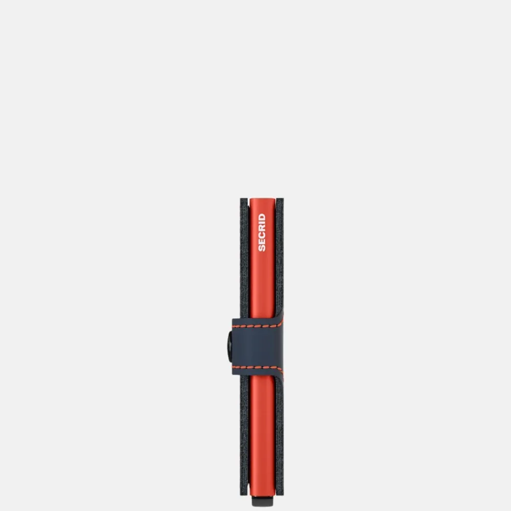 Pasjeshouders | Heren Portemonnees^Secrid Miniwallet pasjeshouder matte night blue & orange