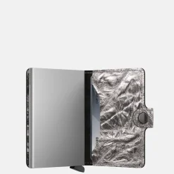 Pasjeshouders | Heren Portemonnees^Secrid Miniwallet pasjeshouder crunch silver