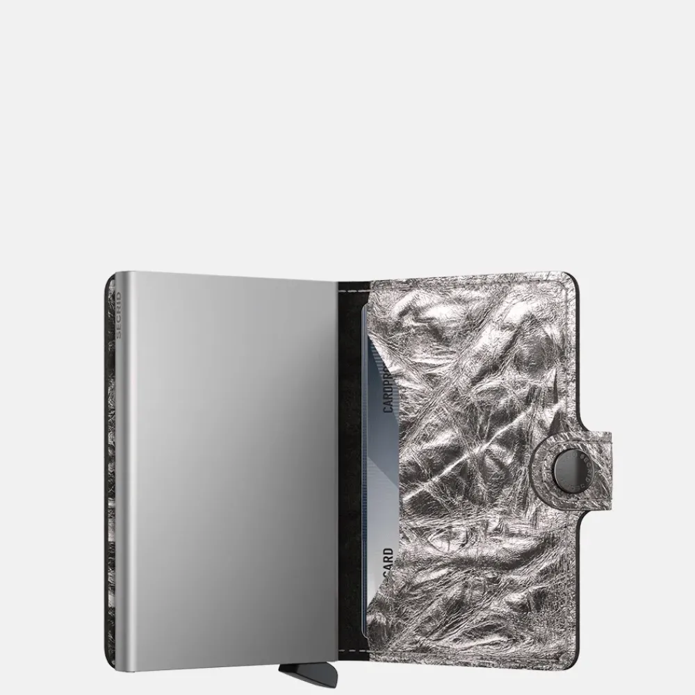 Pasjeshouders | Heren Portemonnees^Secrid Miniwallet pasjeshouder crunch silver