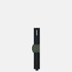 Pasjeshouders | Heren Portemonnees^Secrid Miniwallet pasjeshouder matte green black